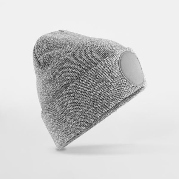 B446 Circular Patch Beanie