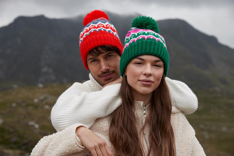 B528 Retro Ski Beanie