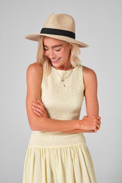 B725 Straw Fedora