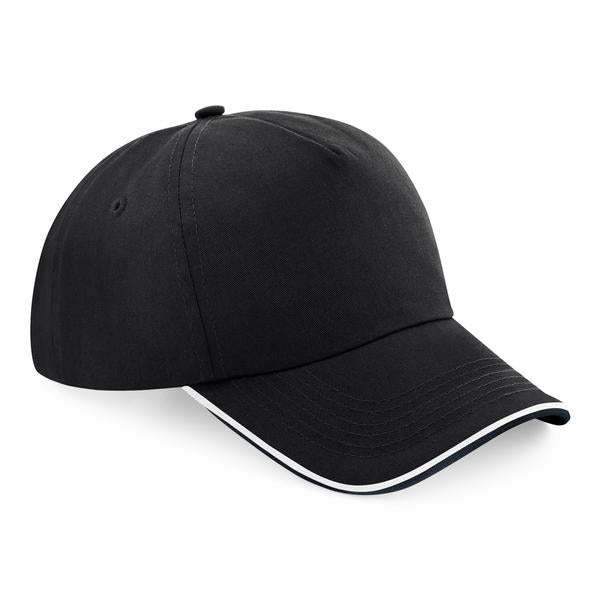B25c Authentic 5 Panel Cap - Piped Peak