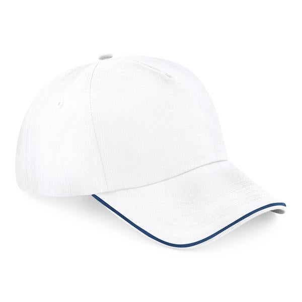 B25c Authentic 5 Panel Cap - Piped Peak