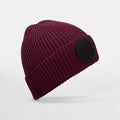 B332R Circular Fashion Patch Beanie