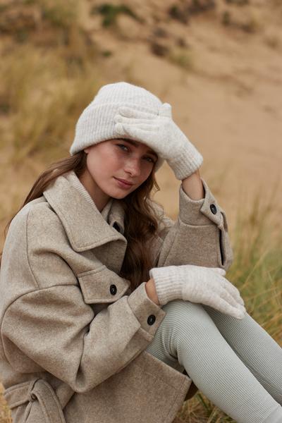 B387 Cosy Ribbed Cuff Gloves
