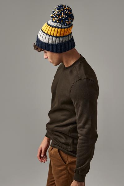 B392 Hygge Striped Beanie
