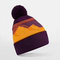 B395R Mountain Peaks Pom Pom Beanie