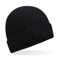 B438N Organic Cotton Engineered Patch Beanie