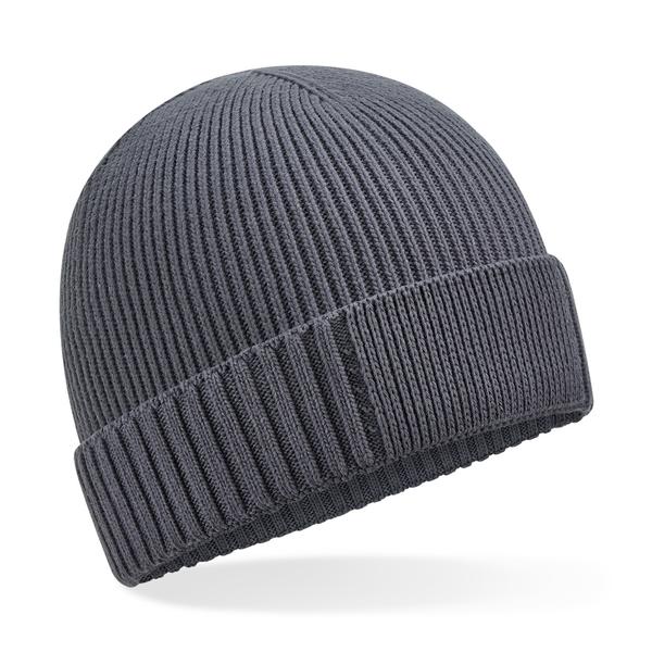 B438N Organic Cotton Engineered Patch Beanie