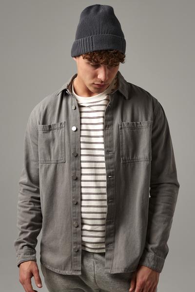 B438N Organic Cotton Engineered Patch Beanie