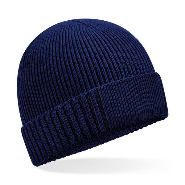 B438N Organic Cotton Engineered Patch Beanie