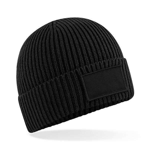 B442R Fashion Patch Beanie