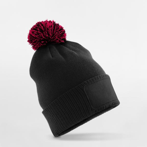 B443B Kids Snowstar Patch Beanie