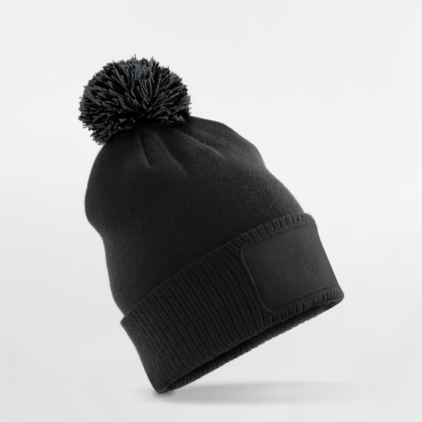 B443B Kids Snowstar Patch Beanie