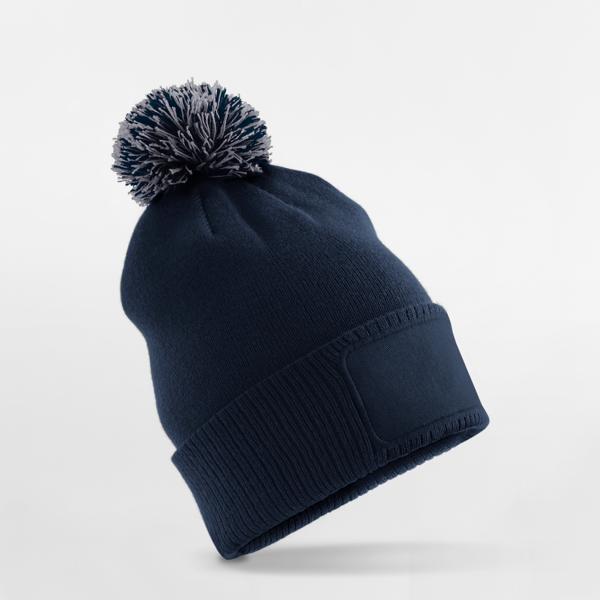 B443B Kids Snowstar Patch Beanie