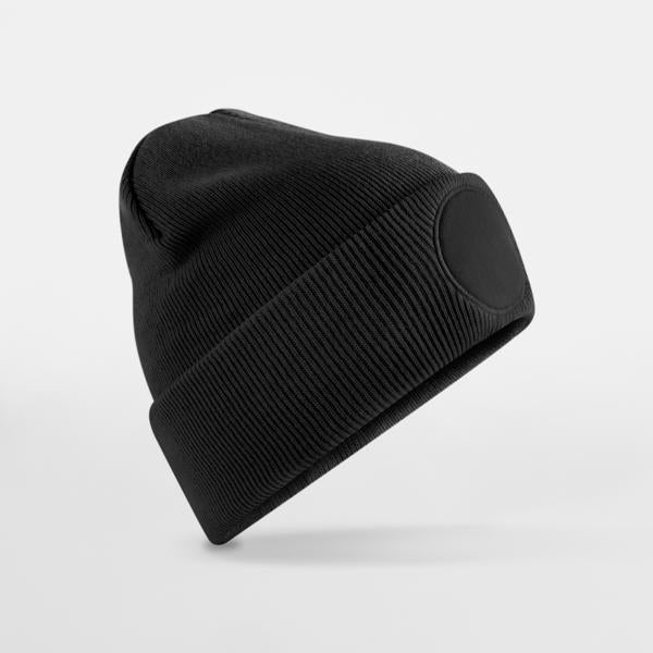 B446 Circular Patch Beanie