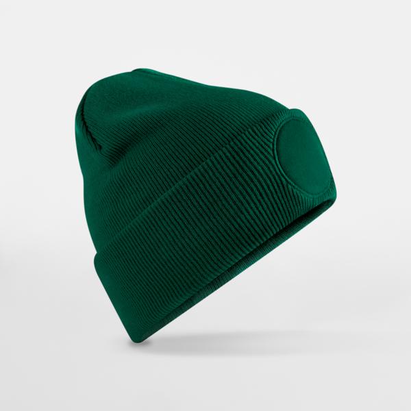 B446 Circular Patch Beanie