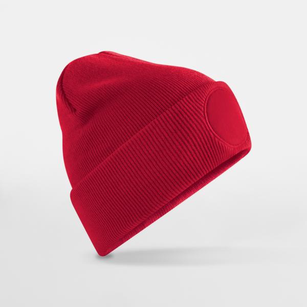 B446 Circular Patch Beanie