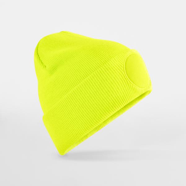 B446 Circular Patch Beanie