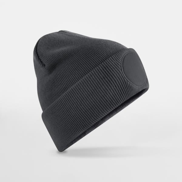 B446 Circular Patch Beanie