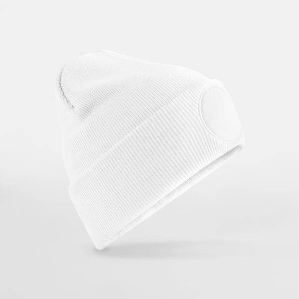 B446 Circular Patch Beanie