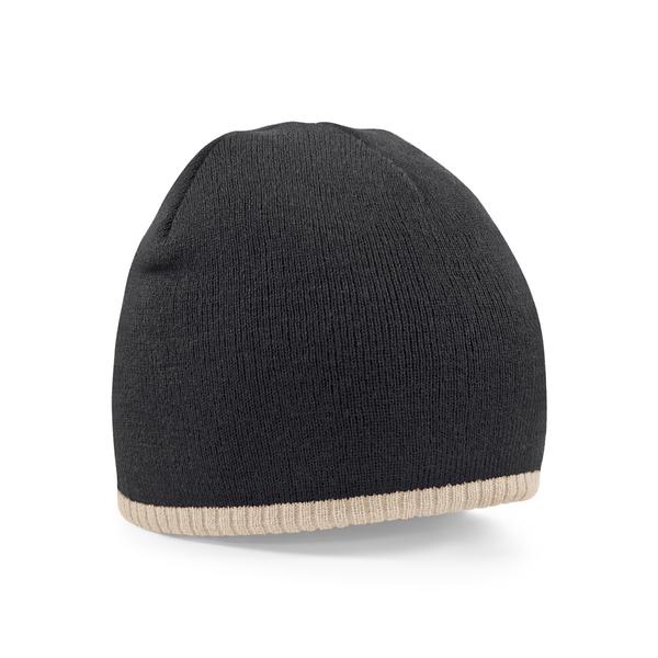 B44c Two-Tone Pull-On Beanie