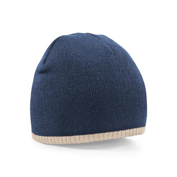 B44c Two-Tone Pull-On Beanie