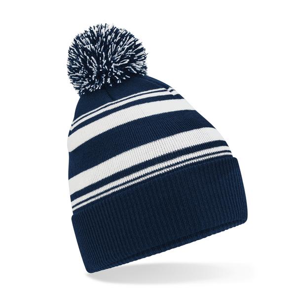 B473R Striped Fan Beanie
