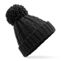 B480 Cable Knit Melange Beanie