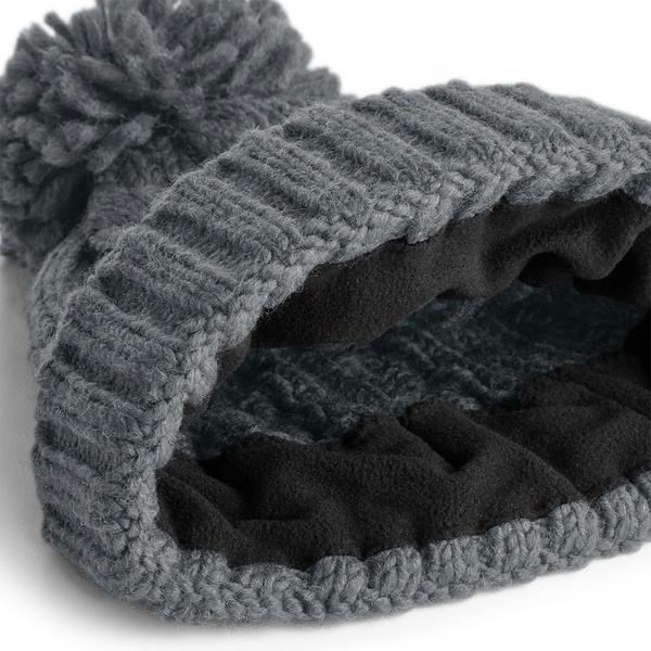 B480 Cable Knit Melange Beanie