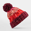 B486 Corkscrew Pom Pom Beanie