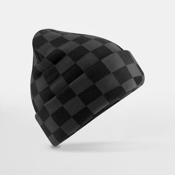 B531 Checkerboard Beanie