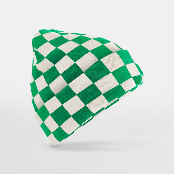 B531 Checkerboard Beanie
