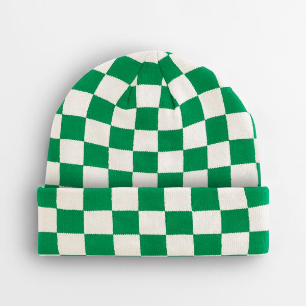 B531 Checkerboard Beanie