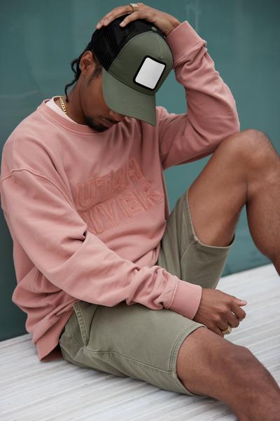 B636 Appliqué Patch 5 Panel Trucker