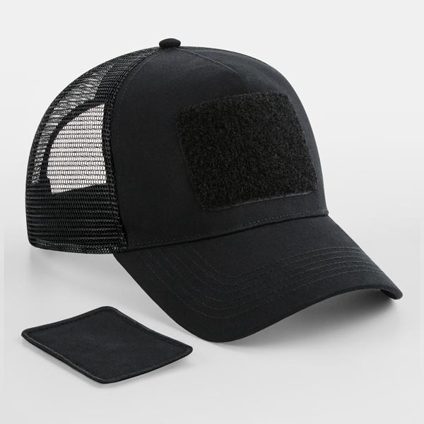 B641 Removable Patch Snapback Trucker