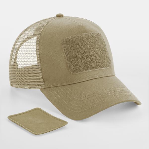 B641 Removable Patch Snapback Trucker