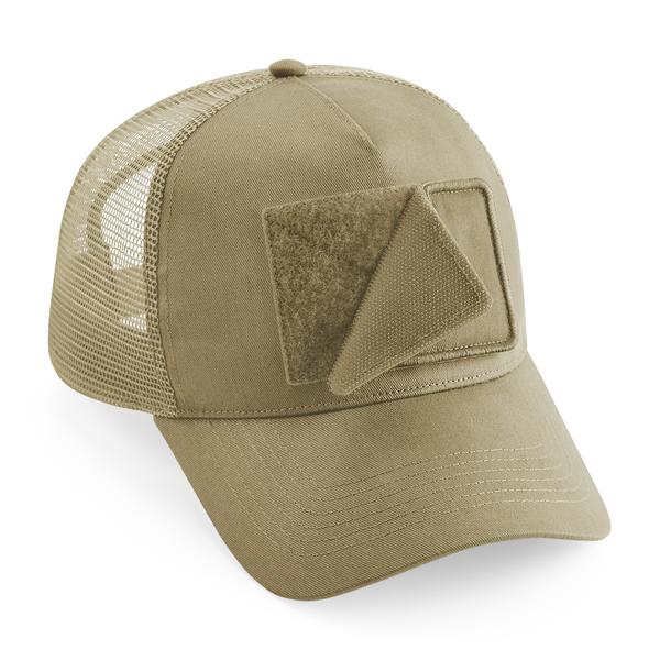 B641 Removable Patch Snapback Trucker