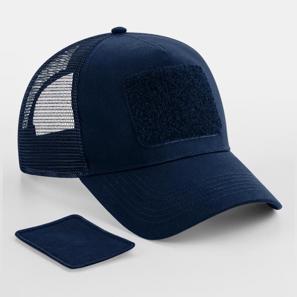 B641 Removable Patch Snapback Trucker