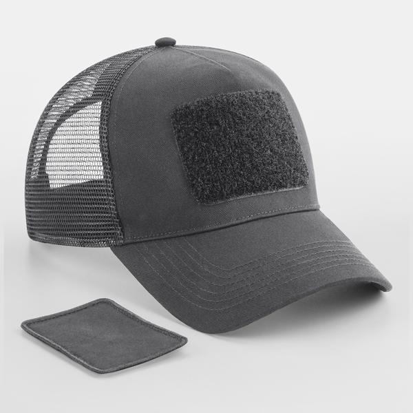 B641 Removable Patch Snapback Trucker