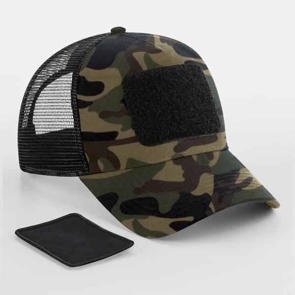 B641 Removable Patch Snapback Trucker