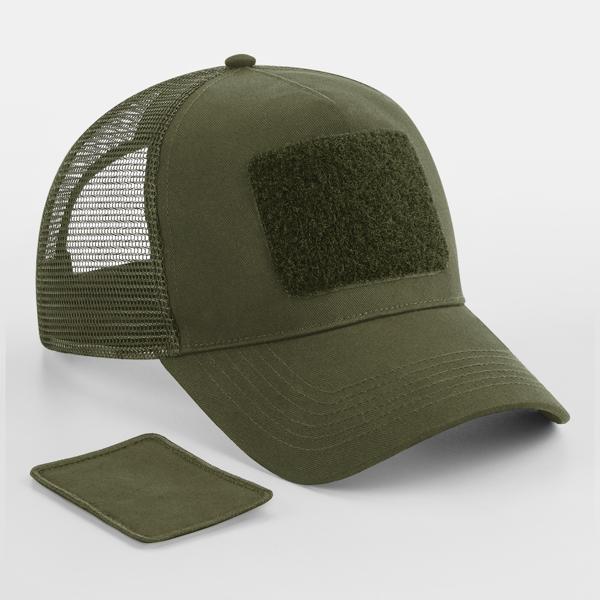 B641 Removable Patch Snapback Trucker