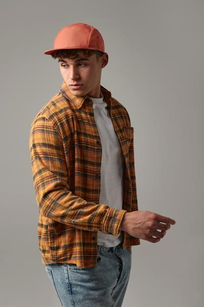 B654 Canvas 5 Panel Camper Cap