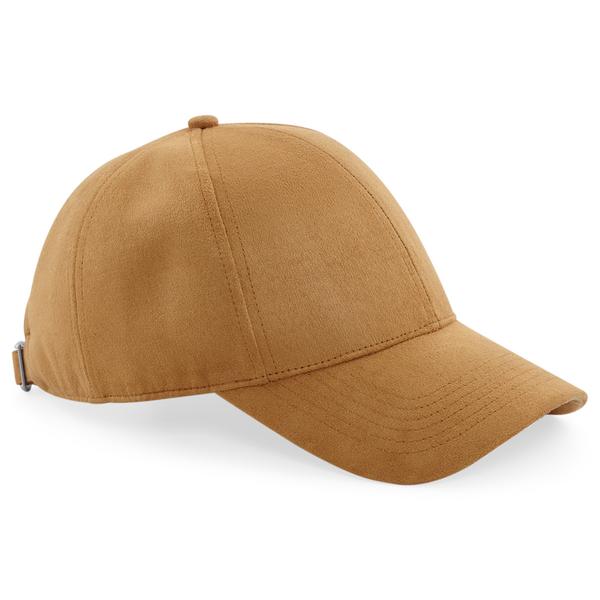 B656 Faux Suede 6 Panel Cap