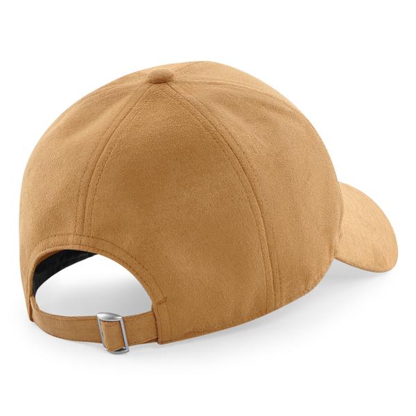 B656 Faux Suede 6 Panel Cap