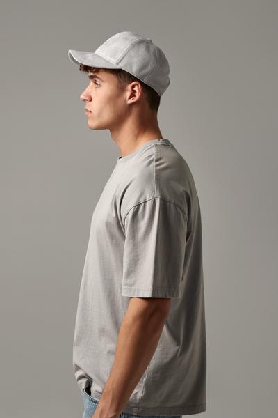 B656 Faux Suede 6 Panel Cap