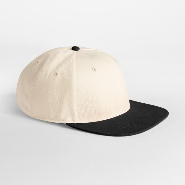 B662 Contrast Flat Peak 6 Panel Cap