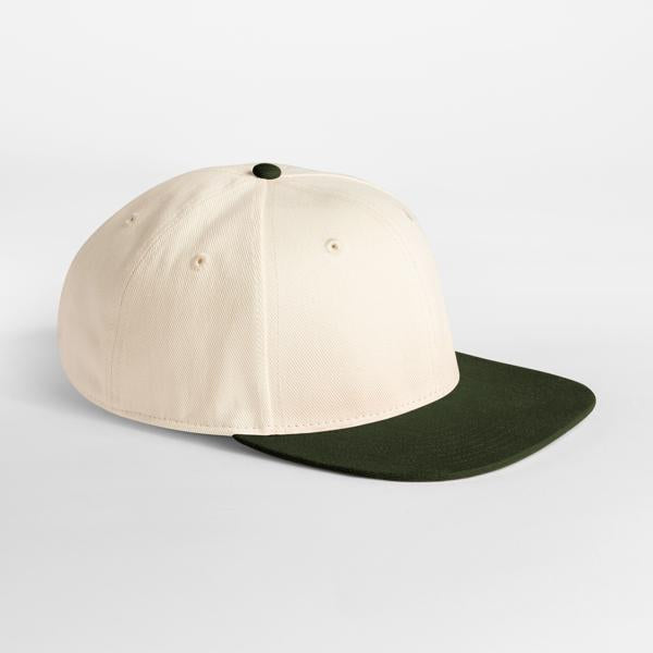 B662 Contrast Flat Peak 6 Panel Cap