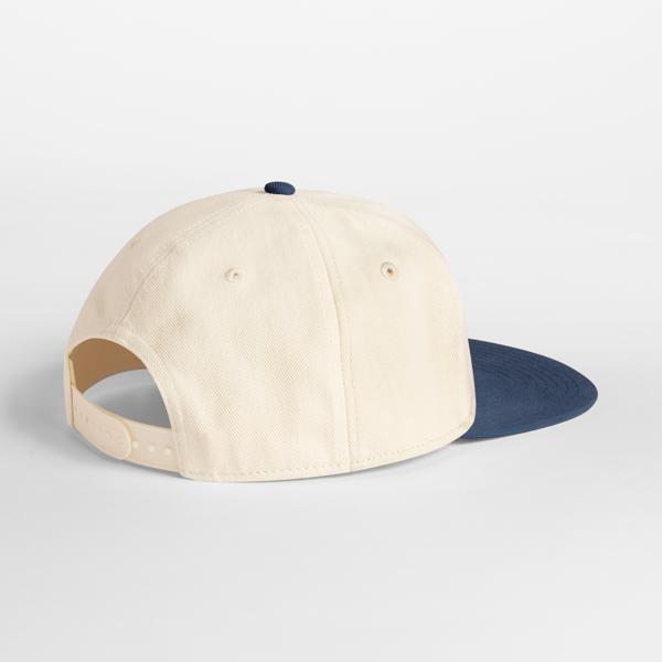 B662 Contrast Flat Peak 6 Panel Cap