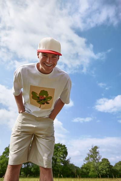 B662 Contrast Flat Peak 6 Panel Cap