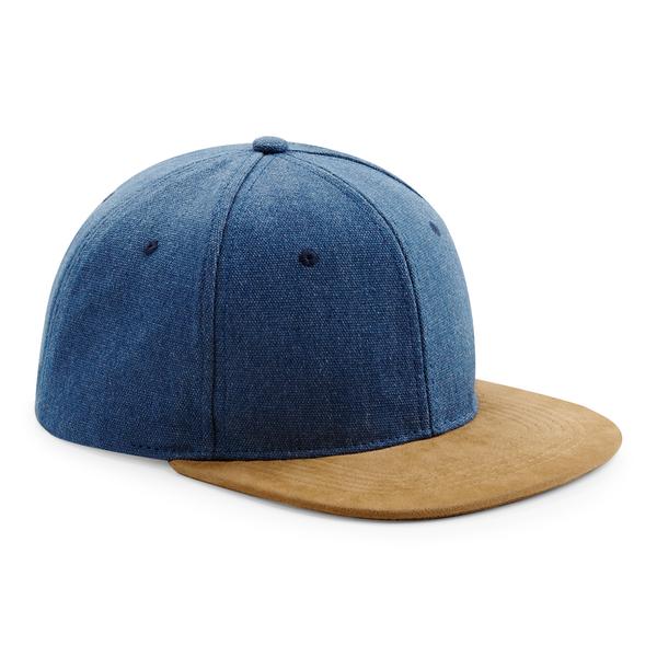B668 Suede Peak Snapback
