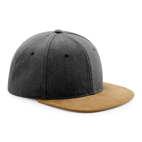 B668 Suede Peak Snapback